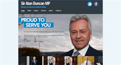 Desktop Screenshot of alanduncan.org.uk