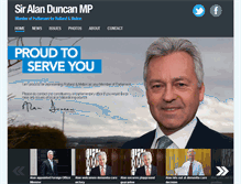 Tablet Screenshot of alanduncan.org.uk